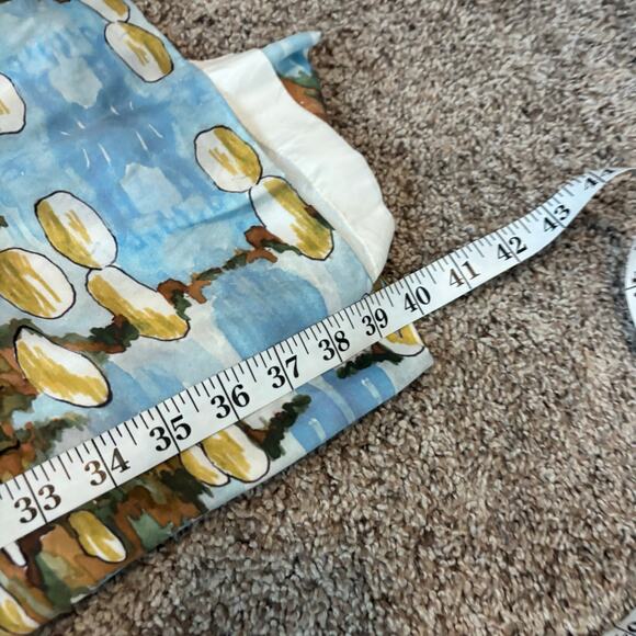 Linda Cunningham Silk Tunic Dress Sz 6 Abstract Artsy Art2Wear - Picture 6 of 10